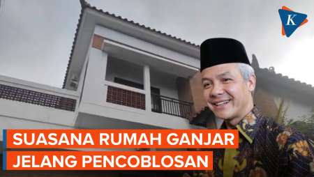 Suasana Terkini Rumah Ganjar di Semarang Jelang Pencoblosan