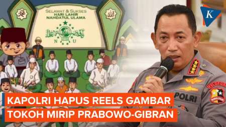 Kapolri Hapus Unggahan HUT NU Bergambar Naruto, Khawatir Dicap Dukung Prabowo-Gibran