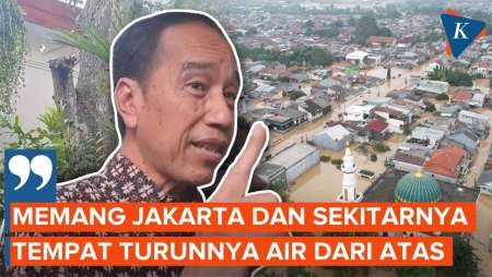 Respons Jokowi soal Banjir Jabodetabek yang Terus Berulang