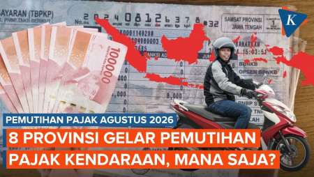 Daftar 8 Provinsi Masih Gelar Pemutihan Pajak Kendaraan Agustus 2026, Mana Saja?