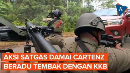 Detik-detik Patroli Satgas Cartenz Baku Tembak Dengan KKB Yahukimo