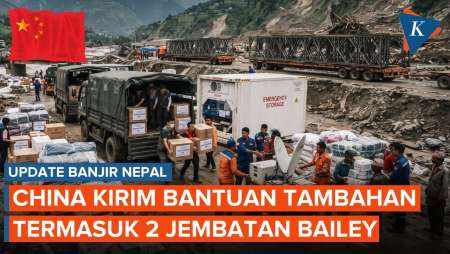 Korban Tewas Banjir Nepal Capai 1.273 Orang, China Kirim Bantuan dan Jembatan Bailey