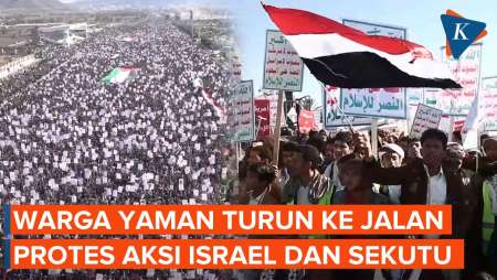 Penduduk Yaman Padati Ibu Kota, Kecam Aksi Israel di Palestina