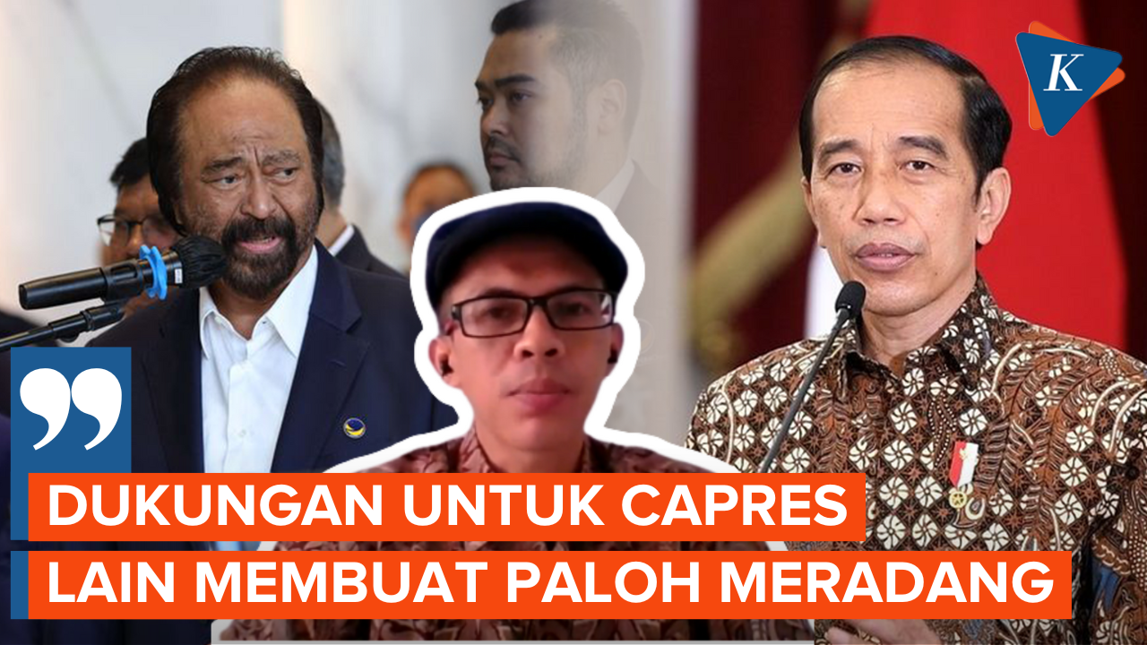 Minta Jokowi Netral soal Pilpres, Surya Paloh Meradang akan Dukungan ke Ganjar dan Prabowo?