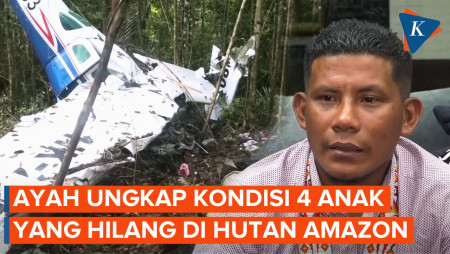 Kelegaan Sang Ayah Temukan Anaknya Usai Bertahan Hidup 40 Hari di Hutan Amazon