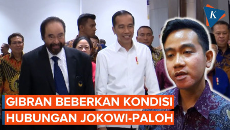 Gibran Jawab Kondisi Hubungan Jokowi-Surya Paloh