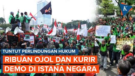 Alasan Ribuan Pengemudi Ojol dan Kurir Demo di Istana Negara Hari Ini!