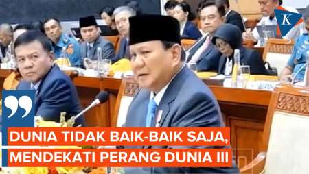 Prabowo Ingatkan Bahaya Perang Dunia III, Bisa Terjadi Perang Nuklir