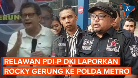 Organisasi Sayap PDI-P Datangi Polda Metro, Laporkan Rocky Gerung