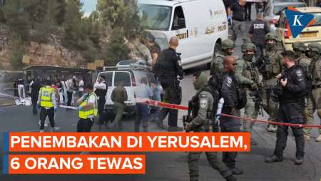 Penembakan di Halte Bus Yerusalem, 6 Warga Israel Tewas