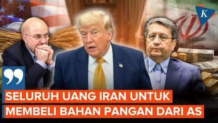 AS-Iran Baru Mereda, Trump Bikin Klaim Baru: Aset Teheran Buat Beli Bahan Pangan AS!