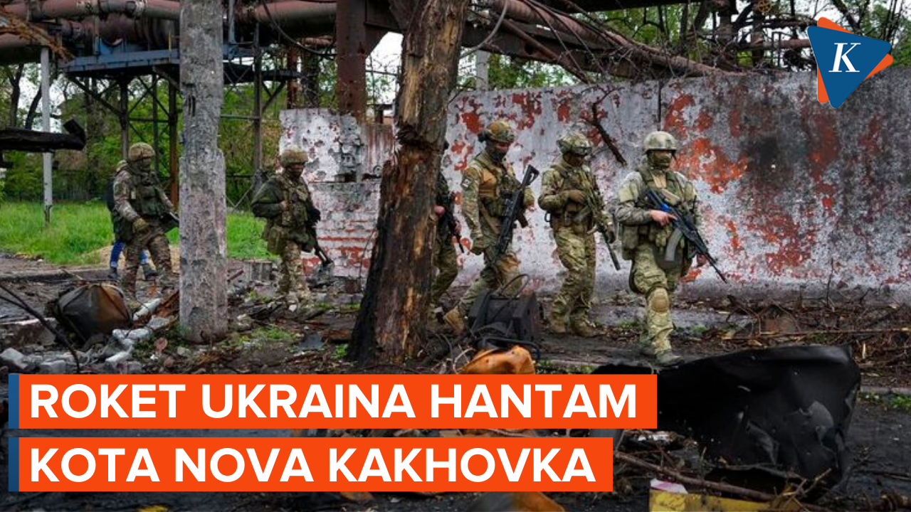 Pasokan Air dan Listrik Kota Nova Kakhovka Terputus Usai Dihujani Roket Ukraina