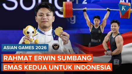 Angkat Besi Torehkan Emas Kedua Indonesia di Asian Games 2026