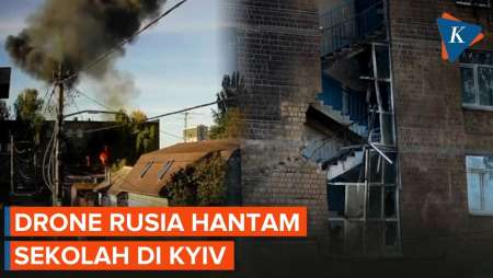 Serangan Rusia Di Kyiv Hantam Sekolah, Ratusan Siswa Selamat