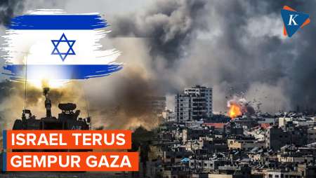 Israel Bombardir Gaza, Korban Tembus 10.000 Jiwa