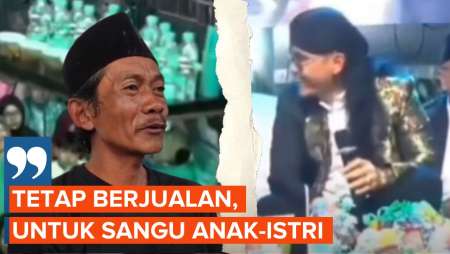 Cerita Sunhaji, Tetap Lanjutkan Jualan Es Teh Meski Diejek Miftah Maulana