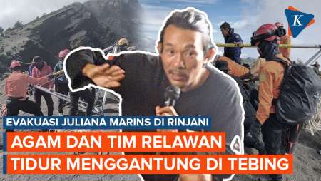 Cerita Agam Rinjani Evakuasi Jenazah Juliana Marins, Harus Tidur Menggantung di Tebing