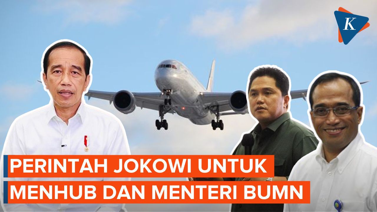 Harga Tiket Pesawat Mahal, Jokowi Minta Menhub dan Menteri BUMN Selesaikan Persoalan Itu