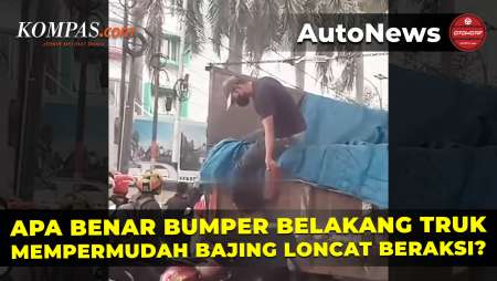 Bumper Belakang Truk Mudahkan Bajing Loncat Beraksi?