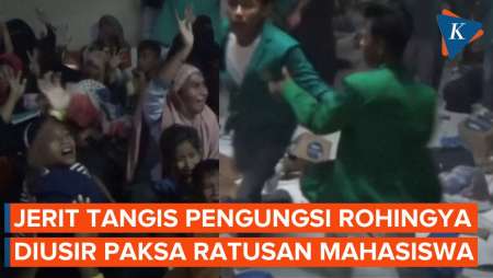 Detik-detik Rombongan Mahasiswa Serbu dan Usir Pengungsi Rohingya dari Penampungan