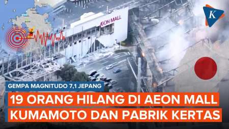 Gempa Jepang Picu Ledakan Di Aeon Mall Kumamoto, Belasan Orang Hilang