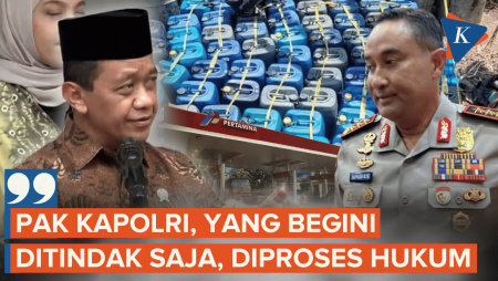 Bahlil Minta Kapolri Tindak Tegas Penimbun BBM Subsidi