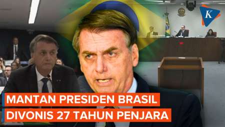 Sekutu Trump, Eks Presiden Brasil Jair Bolsonaro Divonis 27 Tahun Penjara, Kasus Apa?