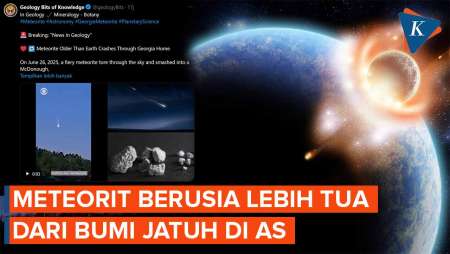 Meteorit Berusia Lebih Tua dari Bumi Jatuh di AS, Ini Kata Peneliti