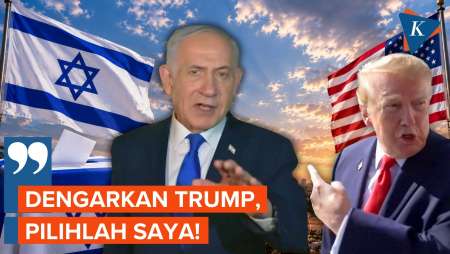 “Bernafsu” Menangkan Pemilu, Netanyahu: Dengarkan Trump, Pilih Saya!