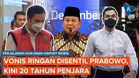 Perjalanan Hukuman Harvey Moeis, Vonis Ringan Disentil Prabowo, Kini 20 Tahun Penjara