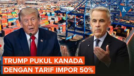 Trump Ribut Lagi Dengan Kanada, Kenakan Tarif 50 Persen