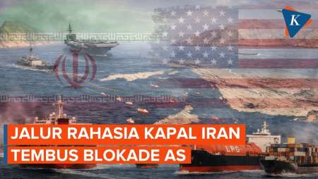 Taktik Kapal Iran Tembus Blokade AS di Selat Hormuz, Gunakan Jalur Rahasia