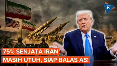 75 Persen Rudal-Drone Iran Masih Utuh, Siap Tempur Habis-habisan Lawan AS