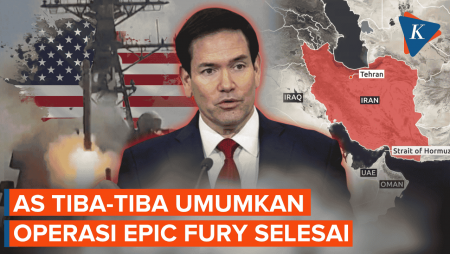 AS Tetiba Umumkan Operasi Militer Epic Fury Selesai! Klaim Capai Target