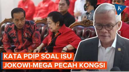 Respons PDI-P soal Isu Jokowi-Mega Pecah Kongsi