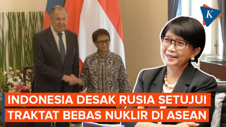 Menlu RI Retno Marsudi Desak Rusia Setujui Perjanjian Bebas Nuklir di Asia Tenggara