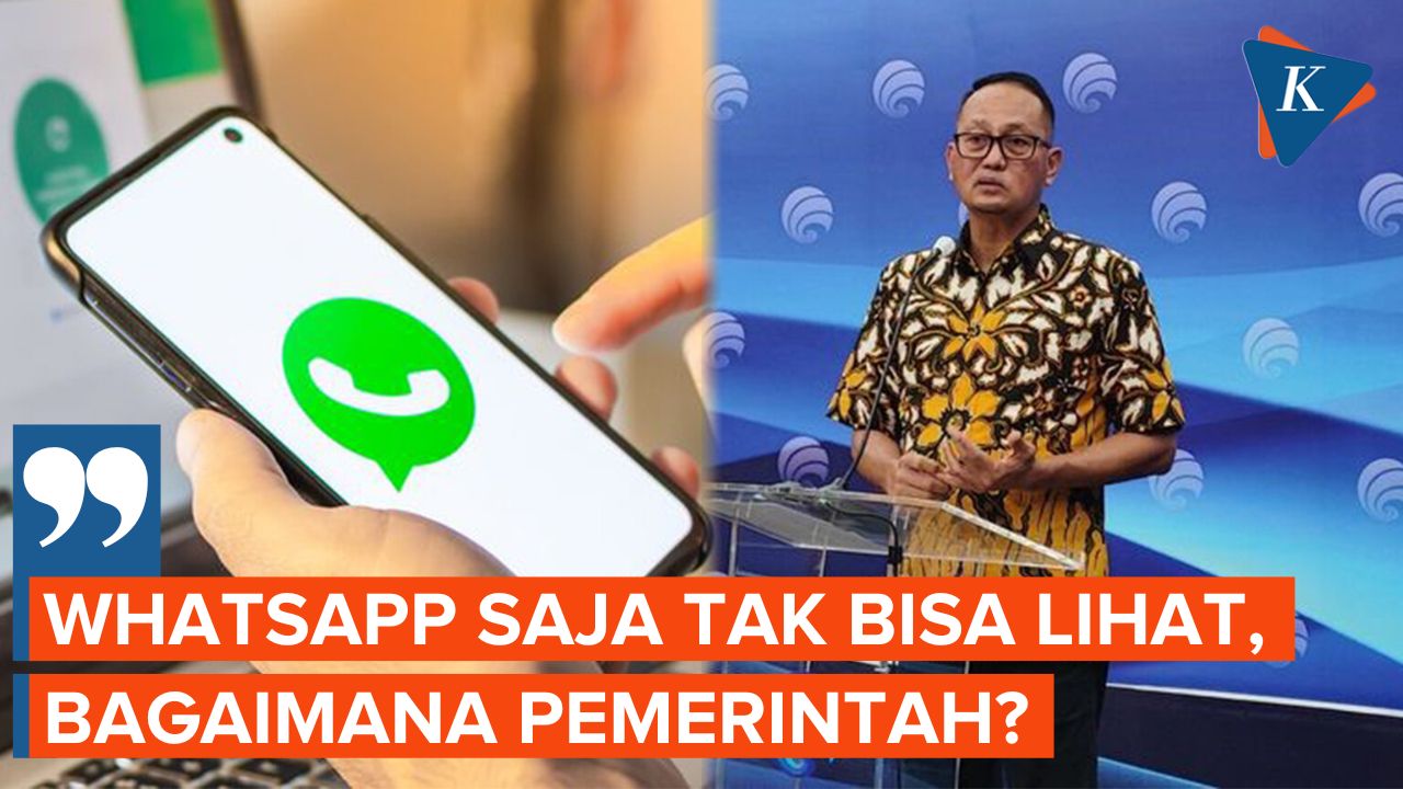Kominfo Bantah Pemerintah Bisa Intip Pesan WhatsApp