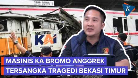 Masinis KA Argo Bromo Anggrek Jadi Tersangka Tabrakan Kereta Di Bekasi Timur