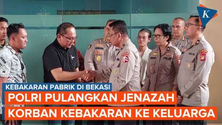 Jenazah Korban Kebakaran Pabrik di Bekasi Diserahkan pada Keluarga