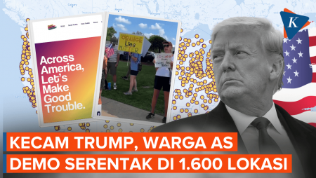 Warga AS Bakal Demo Donald Trump Serentak di 1.600 Lokasi