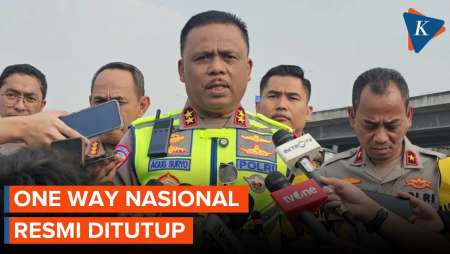 Polri Resmi Tutup One Way Nasional Arus Mudik 2026