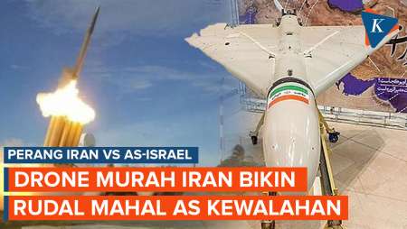 Drone Murah Iran Kuras Rudal Mahal AS, Stok Pencegat Menipis