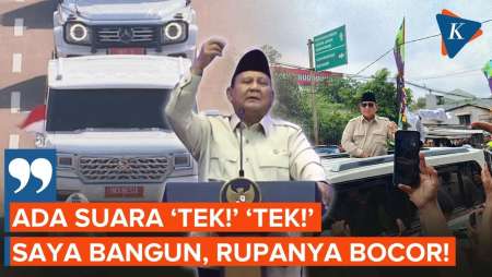 Blak-blakan Prabowo Cerita "Maung" Kepresidenan Bocor Saat Hujan Deras