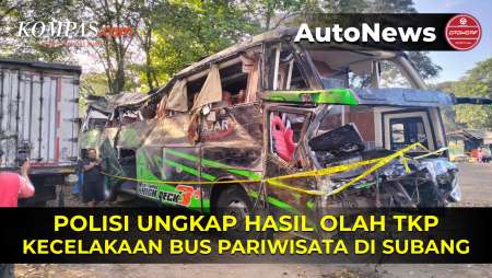Polisi Tidak Ditemukan Jejak Rem di TKP Kecelakaan Bus Pariwisata di Subang