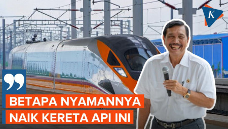 Kesan Luhut Usai Jajal Kereta Cepat Jakarta-Bandung