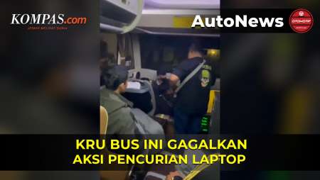 Aksi Kru Bus PO Tividi Berhasil Gagalkan Pencuri Laptop