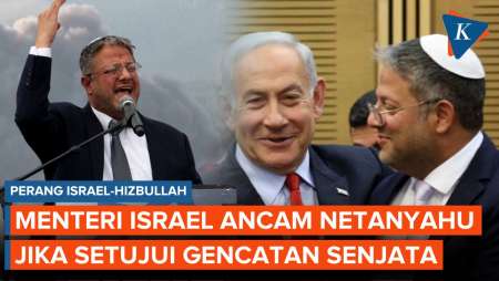 Menteri Keamanan Israel Ancam Netanyahu jika Setujui Gencatan Senjata dengan Hizbullah