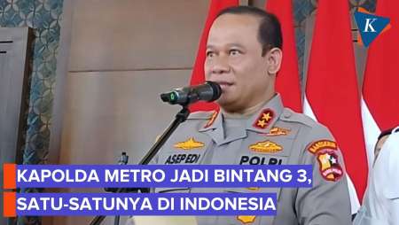 Kapolda Metro Jaya Asep Edi Naik Pangkat Jadi Komjen, Satu-satunya Kapolda Bintang Tiga