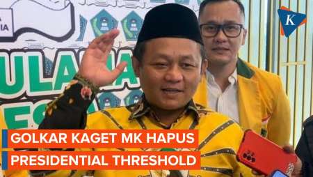 Kaget Presidential Threshold Dihapus, Golkar: MK Selalu Tolak 27 Gugatan Sebelumnya