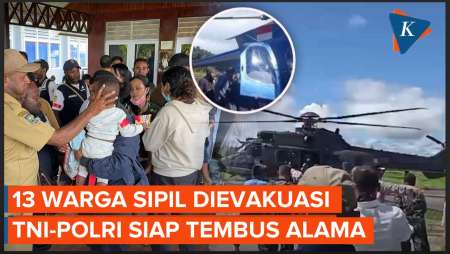 13 Warga Dievakuasi, Satgas Siap Masuk Alama Lawan Propaganda KKB!